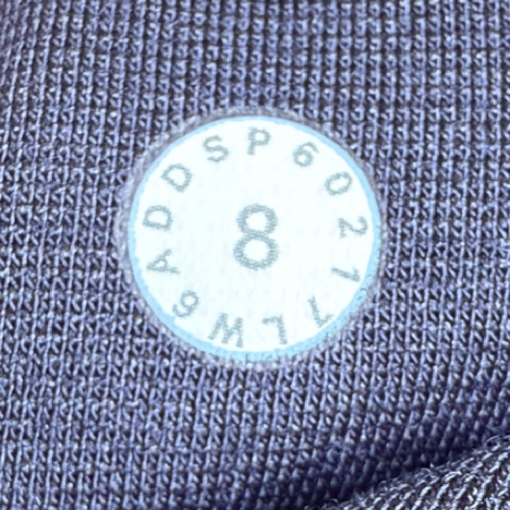 Lululemon High Rise Train Times Crop Leggings Navy Luxtreme sz 8 Like New EUC - Picture 6 of 6